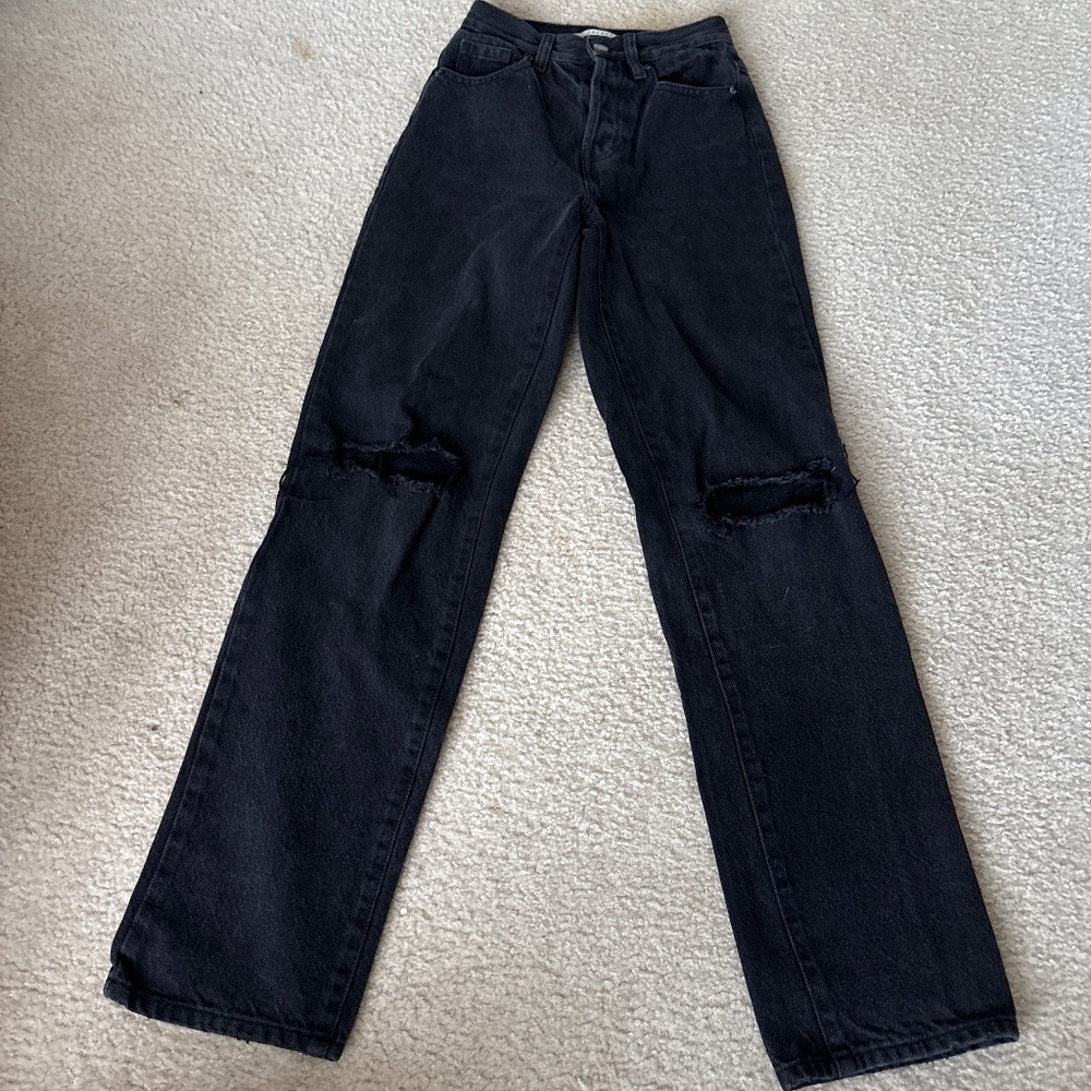 Black pacsun dad jeans size 22